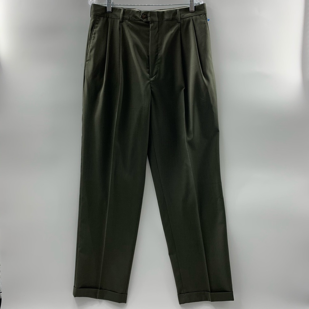 Geoffrey Beene Men Pants Green  Size 34-32